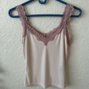 Lace tank top